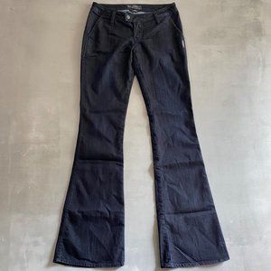 Silver Jeans womens 28 x 33 Abby Trouser bootcut dark blue